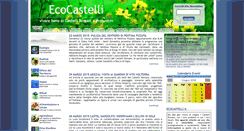 Desktop Screenshot of ecocastelli.it
