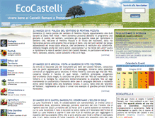 Tablet Screenshot of ecocastelli.it